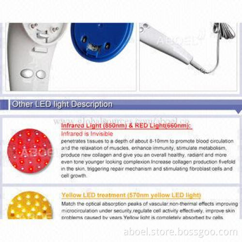 Anti-aging LED light therapy, no side effects